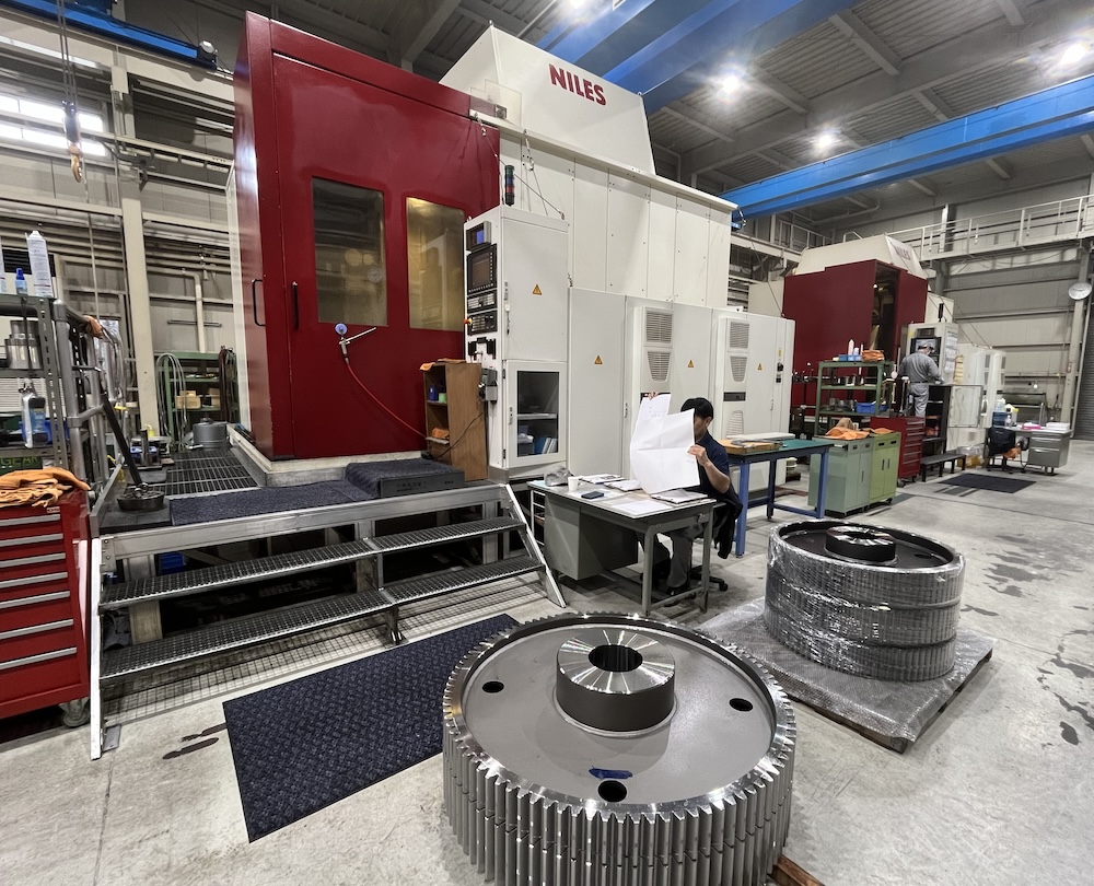 歯車の加工精度は1000分の1mmクラス(尾崎ギヤー工業)